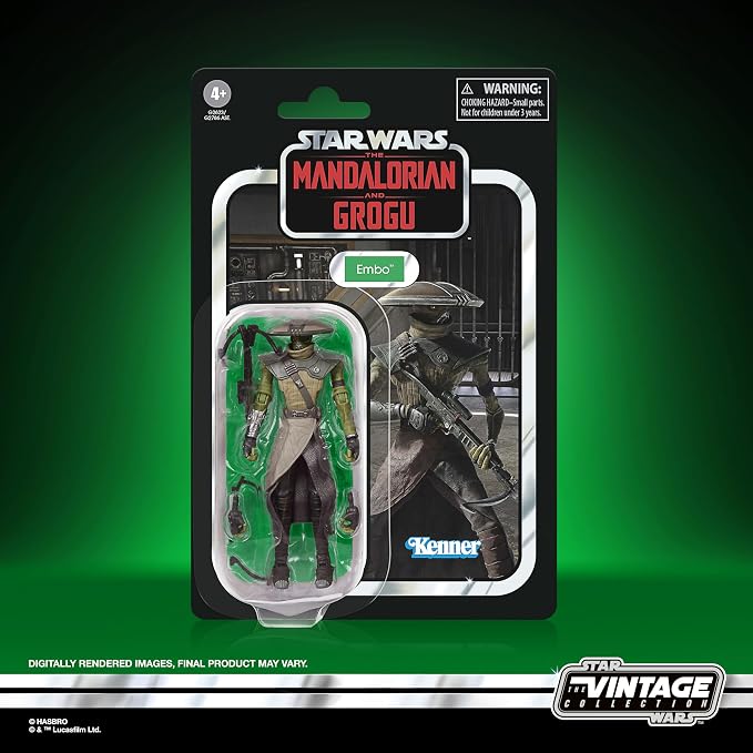 STAR WARS The Vintage Collection Embo, The Mandalorian and Grogu Premium 3.75 Inch Collectible Action Figure