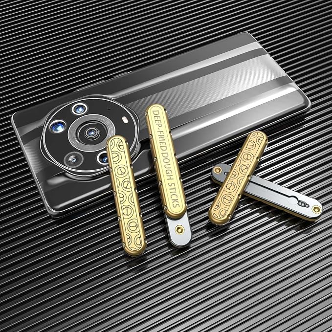 OBEST EDC Fidget Sliders Fidget Toys Stress Relief for Adults Metal Push Pull Rotation Casual Fidget Toy