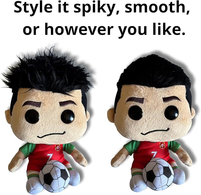 Ronaldo Plush – Soccer Star Collectible with Jersey Number 7 – Peluche de Ronaldo – Soccer Gift for Boys, Girls & Fans – Number 7 Soccer Player Plush Toy