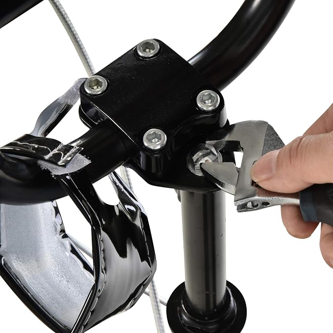 Aosom Youth Scooter Kick Scooter for Kids 5+, Max Load 220 LBS., with Adjustable Handlebar, 16" Inflatable Wheels, Dual Brakes