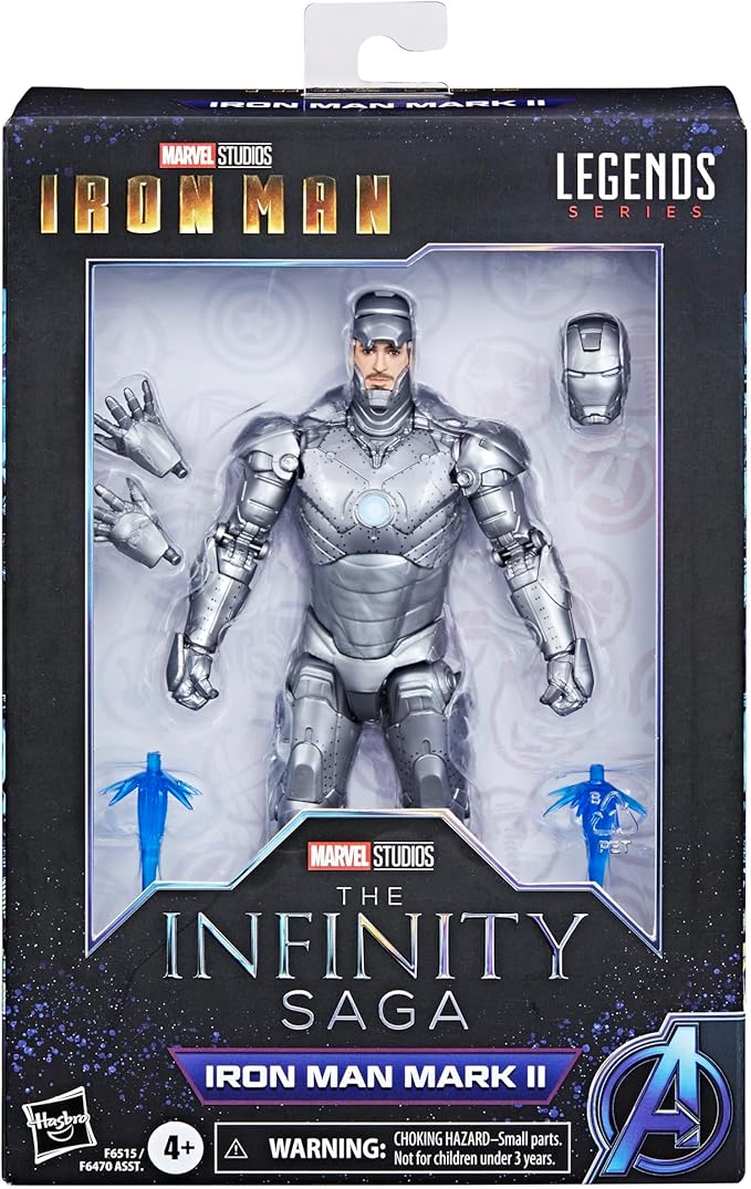 Marvel Legends Series Iron Man Mark II, Iron Man Collectible 6 Inch Action Figures