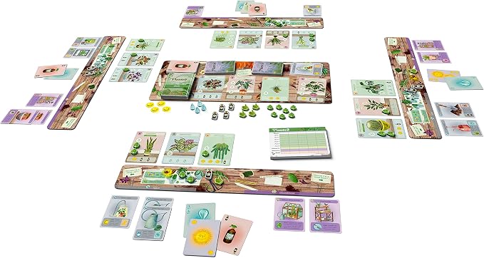 Buffalo Games Planted Strategy Board Game - 2-5 Players, Ages 10+ - Grow 42 Unique Houseplants & Manage Resources in Strategy Games - Family Board Game Night