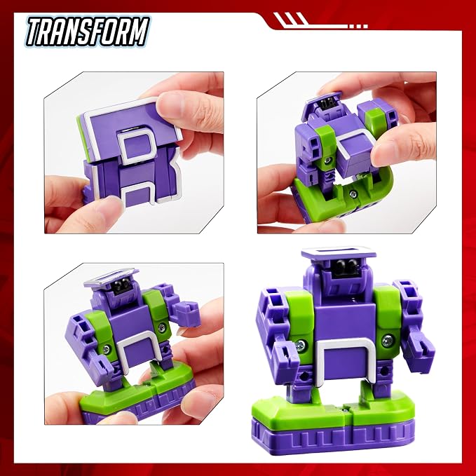 JOYIN Alphabet Robots Toys for Kids, ABC Learning Toys, Alphabots, Letters, Toddlers Education Toy, Carnival Prizes, Treasure Box and Prize for Classroom, Birthday Gift for Kids 3 4 5 6 7 8