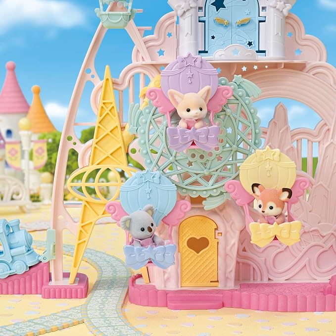 Calico Critters Baby Dream Amusement Park, Dollhouse Playset with 1 Collectible Doll Figure