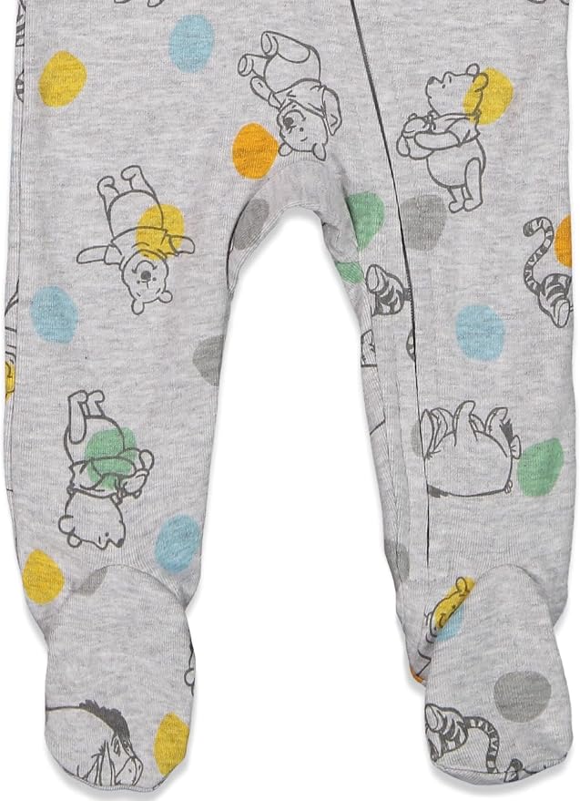 Disney Baby Boys' 2-Pack Footed One-Piece Sleep N' Play Newborn to Infant
