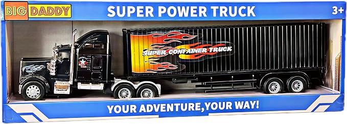 Big Daddy Heavy Duty Tractor Trailer Cargo Transporter with Cargo Hold