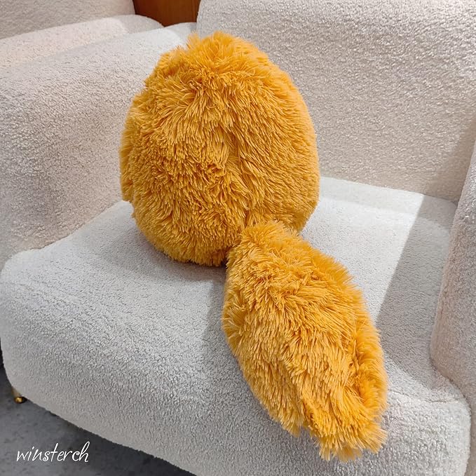 Winsterch Orange Cat Stuffed Animals Plush Cat Toys,Kids Cat Plush Teddy Soft Toy Birthday Gifts for Kids Boys and Girls,Fat Orange Plush Cat Stuffed Animals