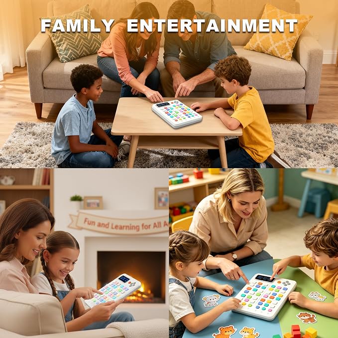 Smart Color Sudoku Console,Handheld Travel Logic Game–500 Screen‑Free Challenges,Quiet Brain Teaser for Kids/Adults/Seniors,Car Rides&Indoor Recess-Color Guidance,Adjustable Voice Prompts