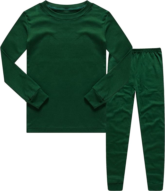 Family Feeling Kids & Toddler Boys Pajamas 2 Piece Pjs Set 100% Cotton Sleepwear