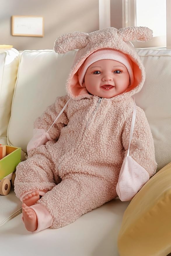 BABESIDE Baby Dolls, 17inch Large Realistic Cute Soft Body Baby Doll Real Life Baby Dolls with Accessories for 3+ Year Old Girls Gifts, Pretend Play, Collection
