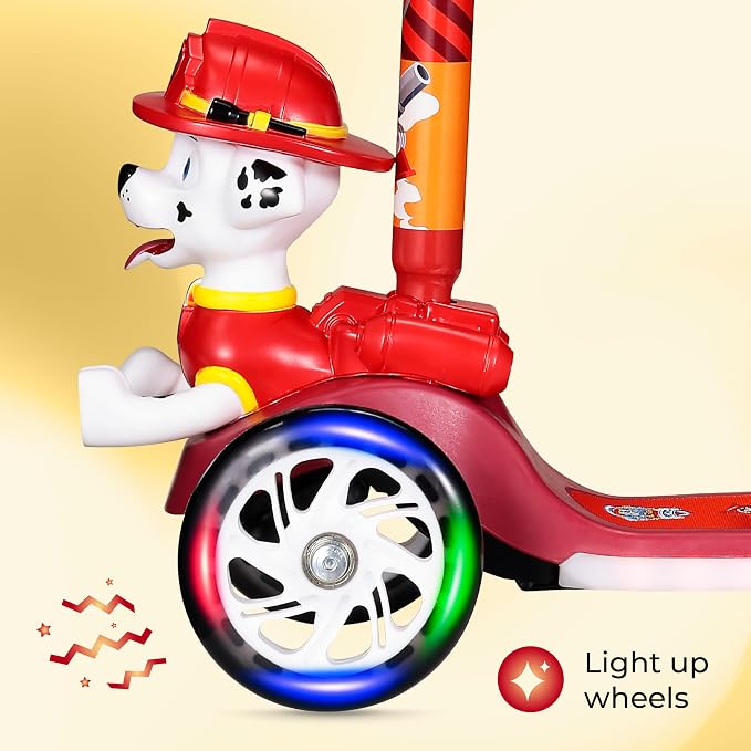 Kick Scooter for Kids, 3 Wheel Self Balancing, Light Up LED Wheels