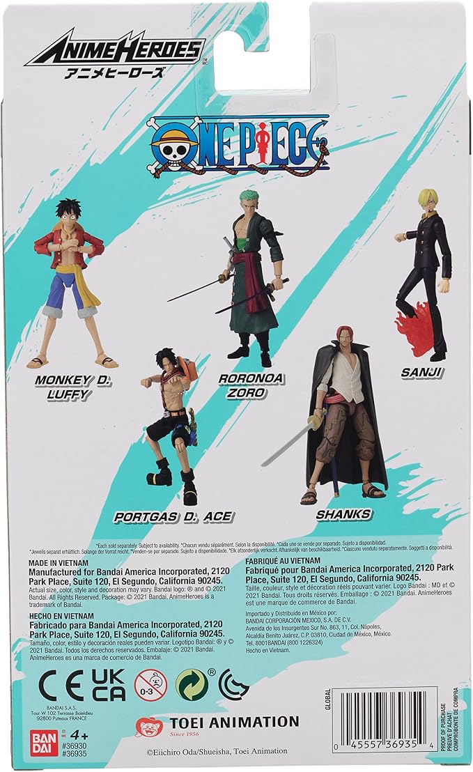 ANIME HEROES - One Piece - Shanks Action Figure