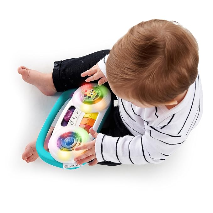 Baby Einstein Toddler Jams Lights and Music Toy, On-The-Go Toddler Toy, 30+ Melodies and Sounds, 12 Months+
