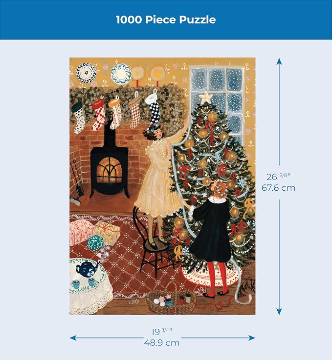 New York Puzzle Company - Loré Pemberton Tree Trimmings - 1000 Piece Jigsaw Puzzle for Adults by Loré Pemberton