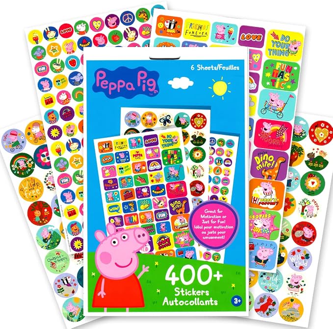 Bendon Peppa Pig Coloring Activity Book and Sticker Set for Kids