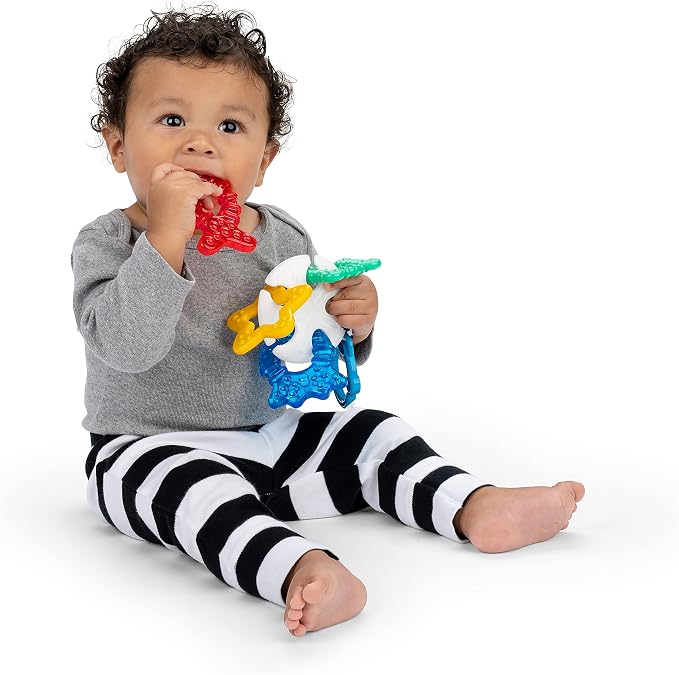Baby Einstein Ocean Explorers Sea of Sensory Teether Toy BPA Free, Ages 3 Months and up