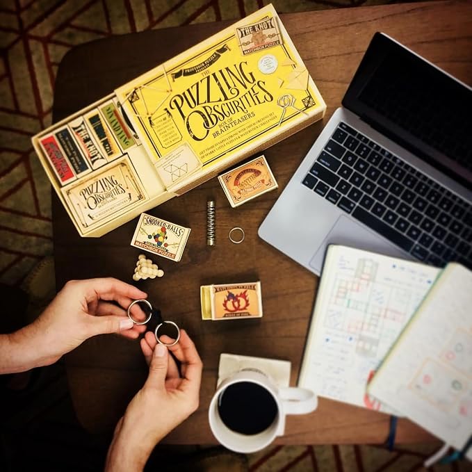 The Obscurities Box of Brain Teasers | 10 Matchbox Puzzles & 50 Challenges