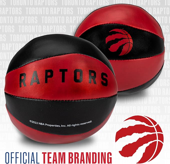 Franklin Sports NBA Toy Basketballs - 2 Pack of Kids Soft Mini Basketballs for Over The Door + Indoor Hoops - NBA Fan Shop