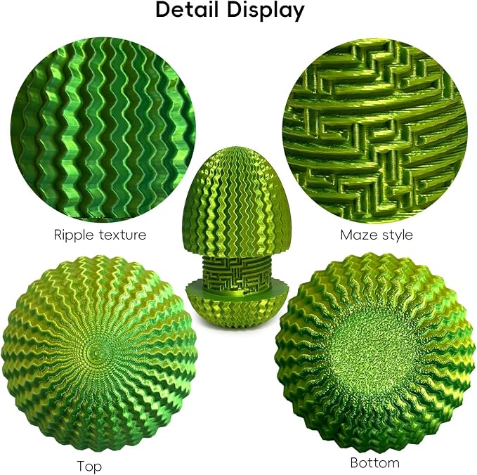 2026 Mystery Egg Maze Puzzle Box: 4 Unique Mazes Money Holder with Hidden Compartment, Brain Teaser Game for Cash & Gifts, Reusable Surprise Container for Easter Birthday Christmas Party