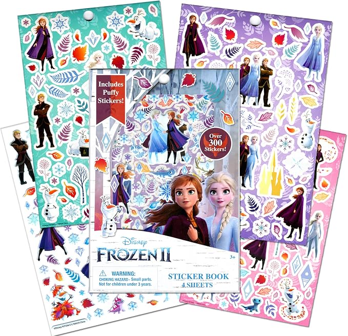 Bendon Disney Frozen Coloring Activity Book and Sticker Set for Kids