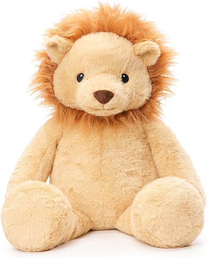 WEIGEDU Dressable Stuffed Animal Fits 3-6M Toddler Clothes, 24.8" Large Plush Toy with Long Limbs for Pretend Play, Soft Huggable Companion - Dog