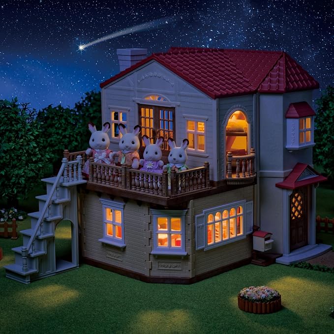 Calico Critters - Red Roof Home - Country Home - 2026 Gift Set Edition Dollhouse – Kids Pretend Play House, Miniature Home Playset with Furniture & Accessories, Ages 3+