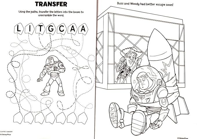 Pixar Disney Toy Story - Gigantic Coloring & Activity Book - 192 Pages