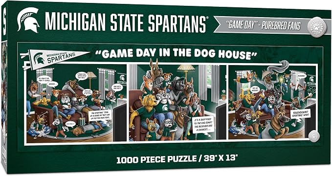 YouTheFan NCAA Game Day in The Dog House - 1000pc Puzzle