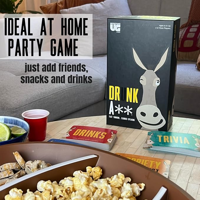 University Games | Drunk Ass Team Trivia Game, for Ages 21 and Up and 4 or More Players