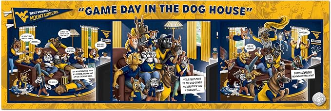 YouTheFan NCAA Game Day in The Dog House - 1000pc Puzzle