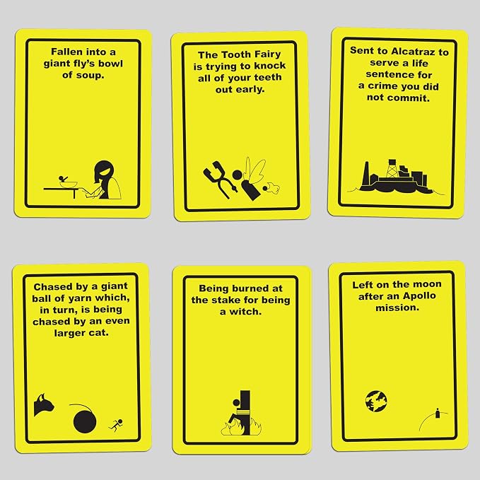 ORIGAMI WHALE Danger The Game: The Card Game of Bizarre Dangers and Rescues - Family & Adult Game Night - Easy to Learn - Party Games - Family Board Games - 3+ Players