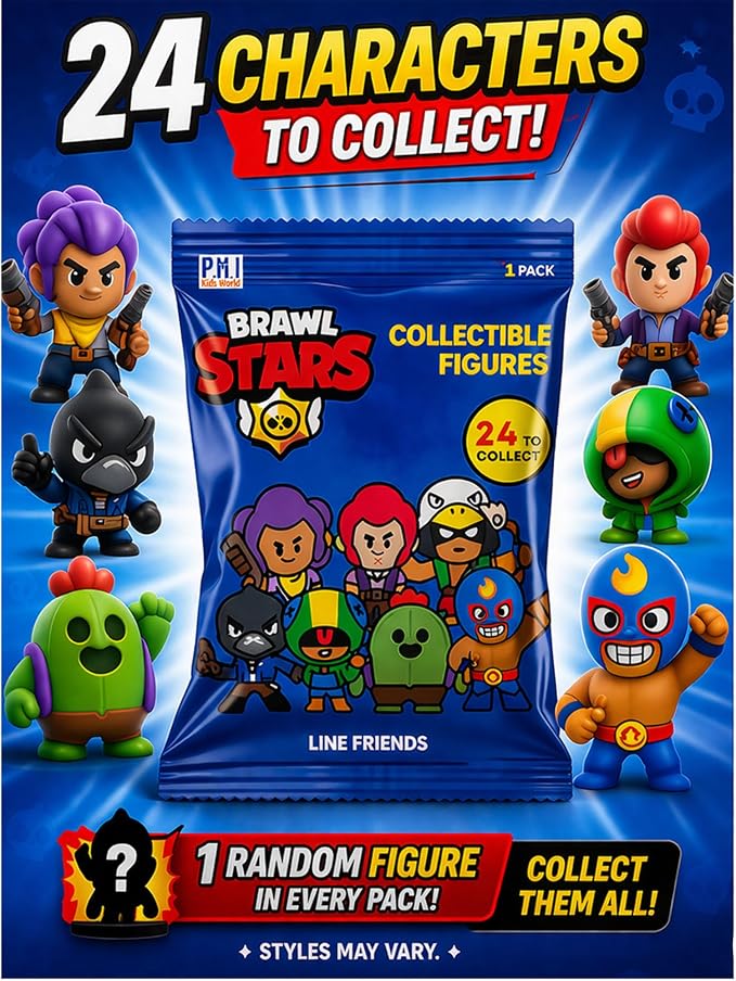 Brawl Stars P.M.I Blindbag Collectible Figure - 1 Pack (S1) (Random) (BRW2005)