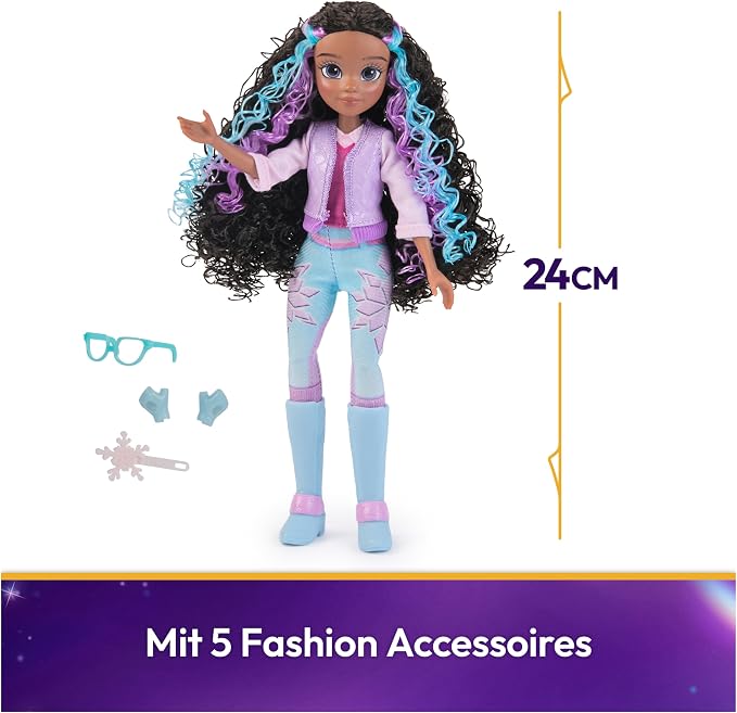 Unicorn Academy, Layla Doll with 5 Accessories, 9.5”, Dolls & Unicorn Toys for Girls Ages 4 and up