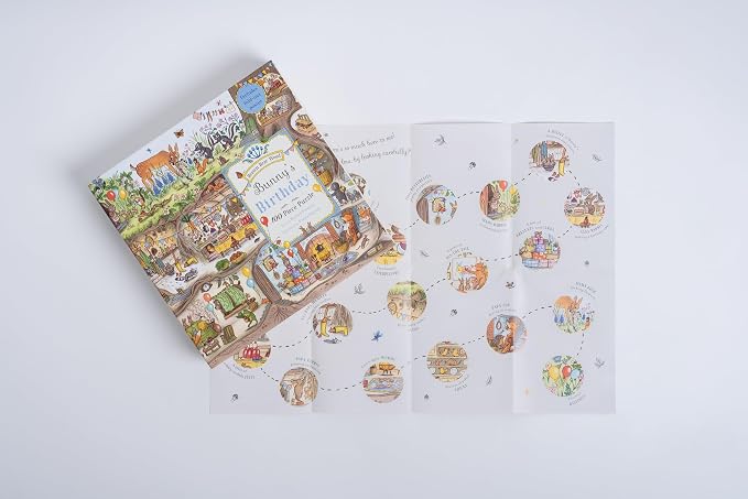 Bunny's Birthday Puzzle: A Magical Woodland 100 Piece Puzzle