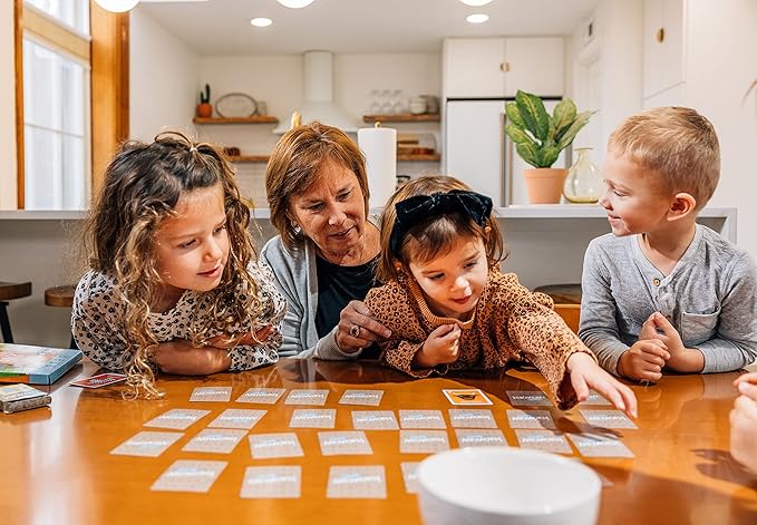 Hoyle 6-in-1 Kids Card Game Pack, 6 Fun Preschool Games in 1: Matching, Memory, Go Fish, Crazy Eights, Old Maid, Slap Jack, Ages 3+