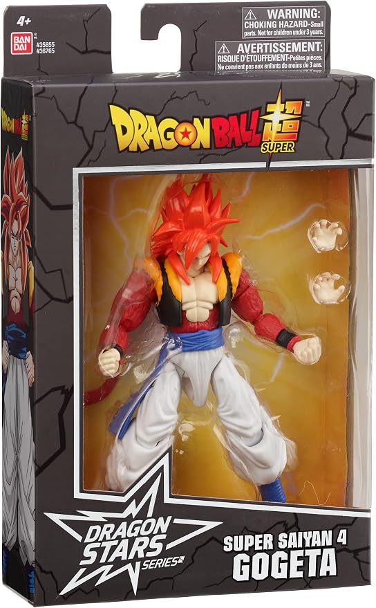 Bandai America - Dragonball Super Dragon Stars Super Saiyan 4 Gogeta 6.5 Action Figure