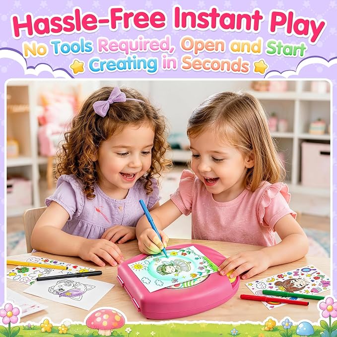 PLAY Light Up Tracing Pad for Toddlers, LED Drawing Tablet with Light Box, Portable Tracing Board Christmas Birthday Gift for Age 3+ Boys Girl