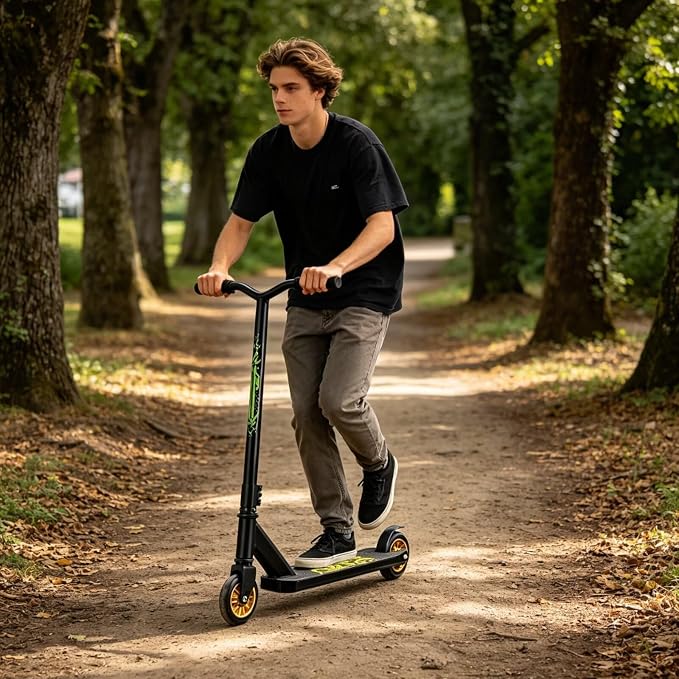 Pro Scooters Stunt Scooter For Kids 8 Years and Up Adults Complete Trick Scooter for Intermediate,Beginner,Advanced and Professional Riders Teens Cool Pro Scooter for Freestyle Tricks & BMX Stunts