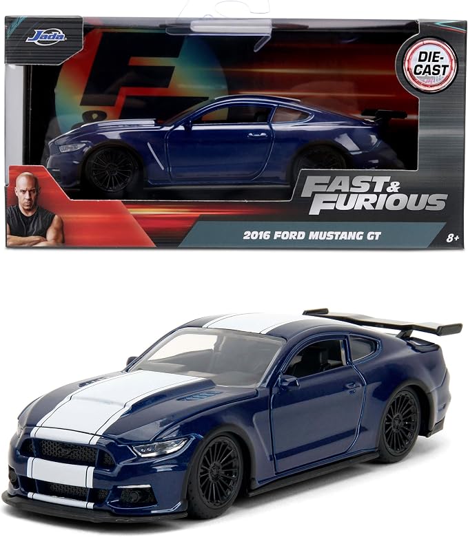 Jada Fast & Furious 1:32 2016 Ford Mustang Die-Cast Car, Toys for Kids and Adults