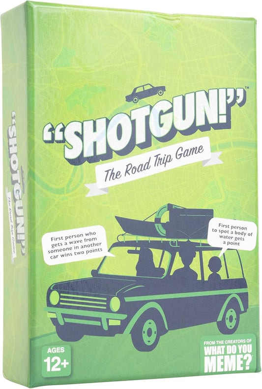 WHAT DO YOU MEME? Shotgun! - The Road Trip Car Game for Families, Travel Games and Road Trip Activities for Kids by Relatable