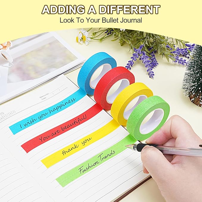 UCEC 44 Pack Scrapbook Supplies Kit, Craft Scissors Decorative Edge, Safety Scissors, Hole Punch Shapes Craft, Cardstock Paper, Washi Tapes for DIY Art, Crafts, Scrapbook, Card Making, School Supplies