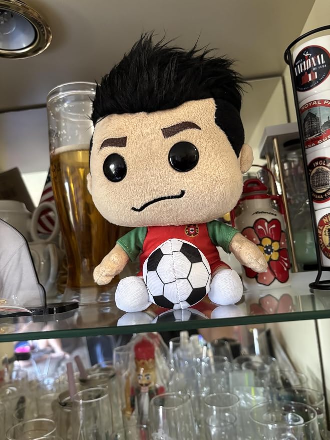 Ronaldo Plush – Soccer Star Collectible with Jersey Number 7 – Peluche de Ronaldo – Soccer Gift for Boys, Girls & Fans – Number 7 Soccer Player Plush Toy