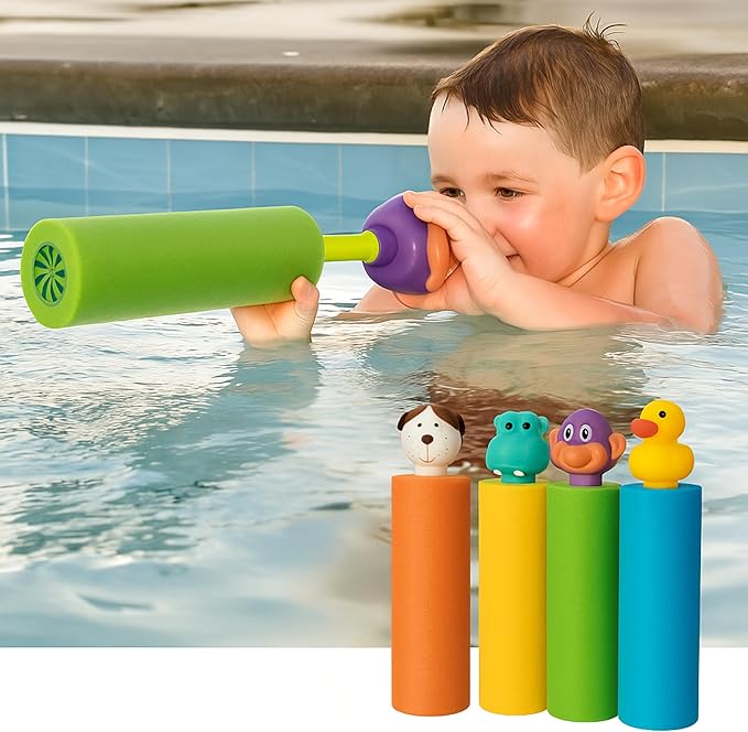 Water Blaster | Water Blaster for Kids, Water Squirter for Kids, Pool Guns, Squirt Gun 8 Pack Beach Essentials, Beach Toys Pool Squirt, Summer Games