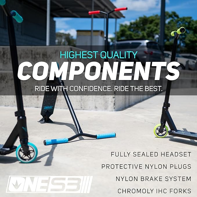 Envy Scooters ONE S3 Stunt Scooter - Trick Scooters for Kids 6-12 Years - Beginner Freestyle Scooter