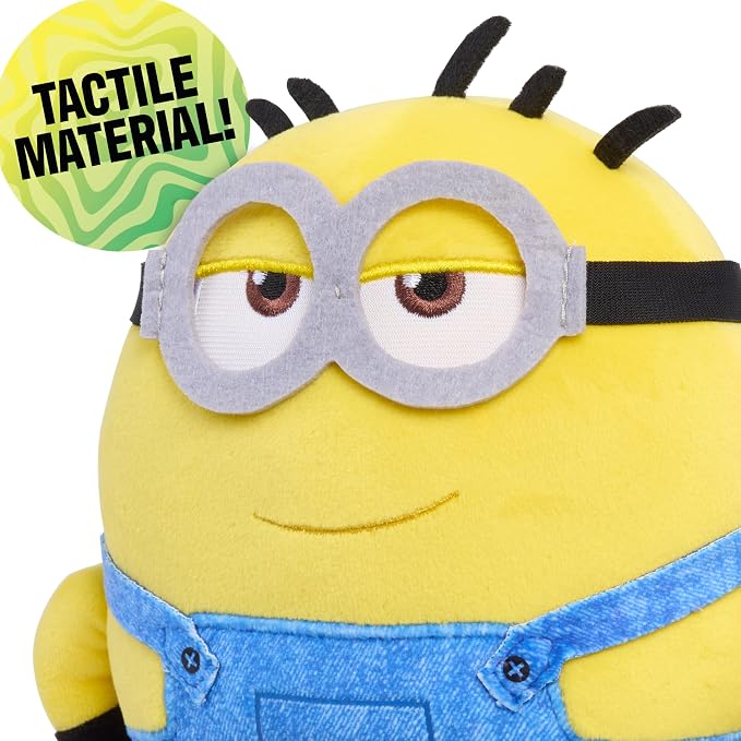 Illumination Minions & Monsters Ed Squooshy Plush Toy | Soft Squishy Stuffed Animal, 7-Inch, Sensory Fidget Toy with Bean Fill, Kids Gift, Ages 3+