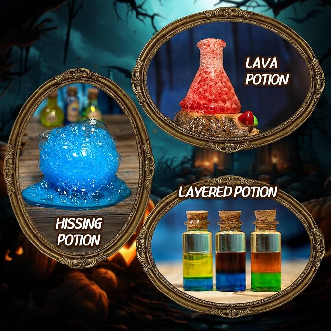 LDomet Science Magic Potions Kit for Kids, 20+ Potion Experiments Making, Fairy Magic Potions Craft Kit for Age 8-12, Creative Educational Birthday