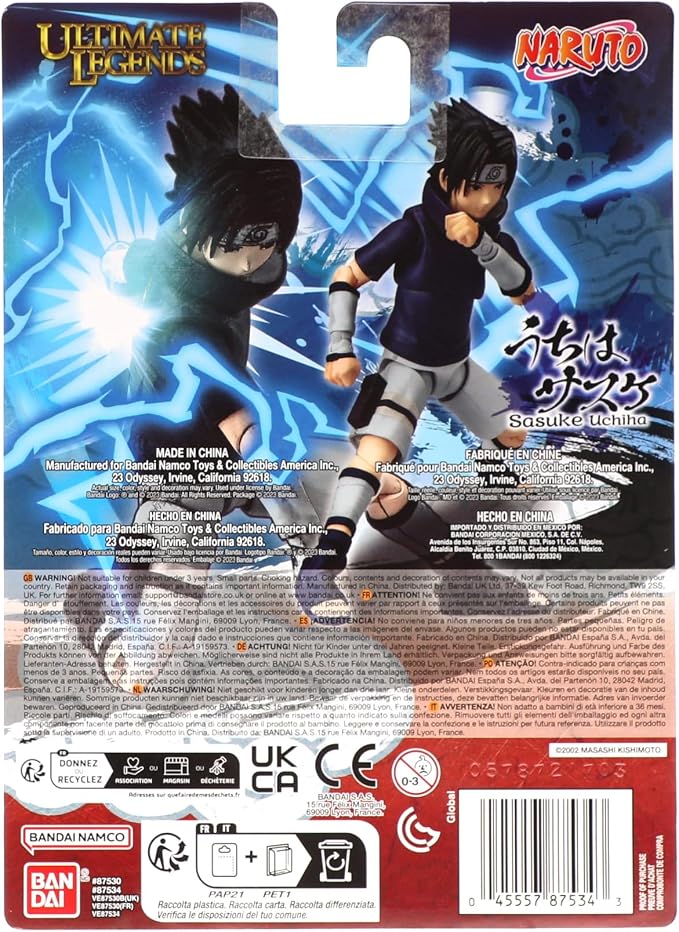 Ultimate Legends - Naruto - Sasuke Uchiha (Young) 5" Action Figure
