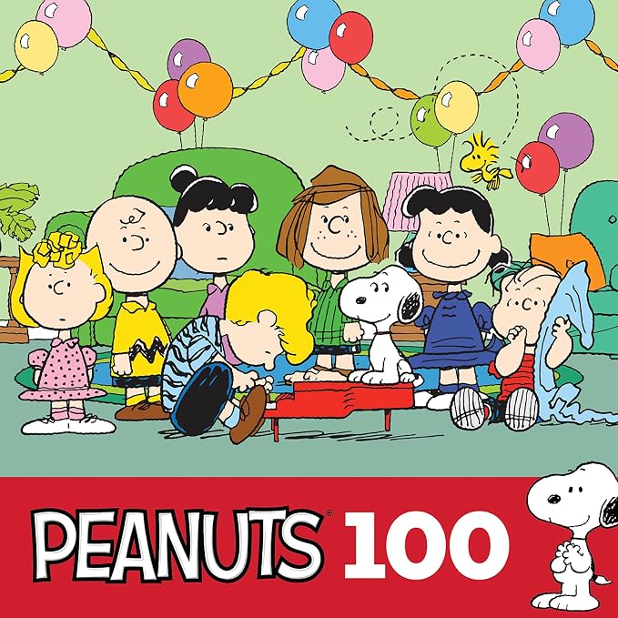 RoseArt - Peanuts - 100 Piece Jigsaw Puzzle for Kids and Adults