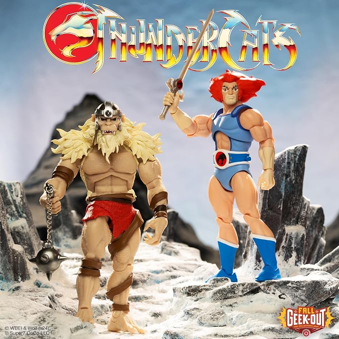 Super7 Deluxe Thundercats Lion-O - 7" Thundercats Action Figure with Accessories Classic Cartoon Collectibles and Retro Toys