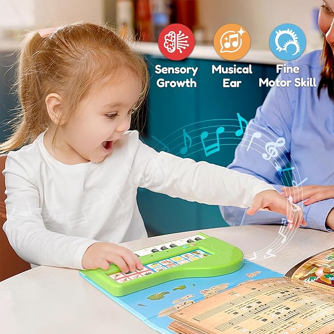 BEST LEARNING My First Piano Book — Award-Winning 20-Key Toy Piano for Toddlers and Kids Ages 3-8 — 10 Nursery Rhymes, 6 Instrument Sounds, Record & Playback — Educational Music Birthday Gift